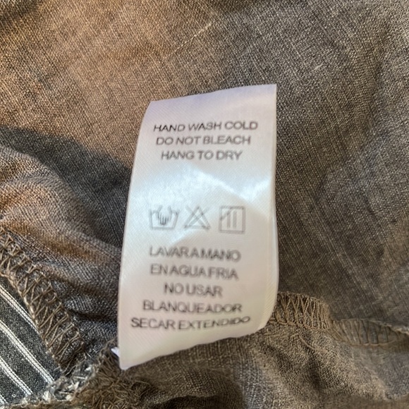 Altar’d State | long sleeve striped ruffled dress Sz L - Picture 9 of 10